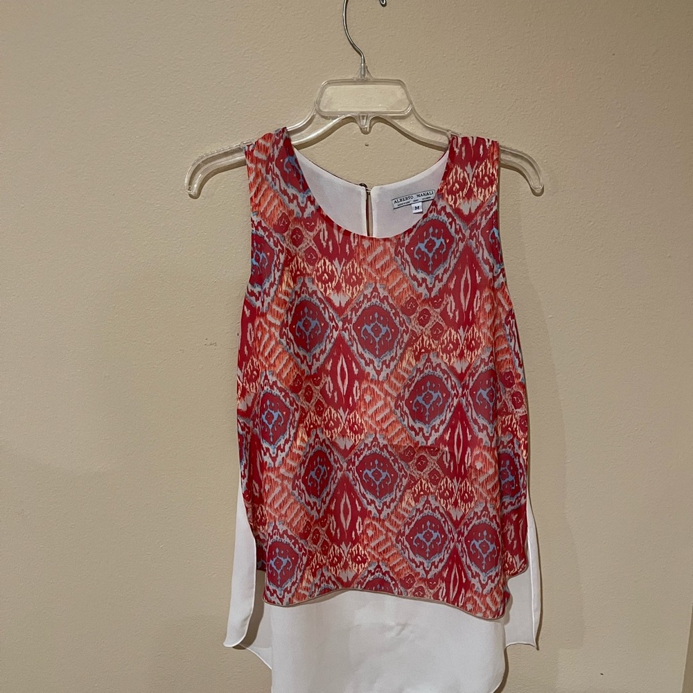 Albert Makali Sleeveless Blouse/Sz M/like new